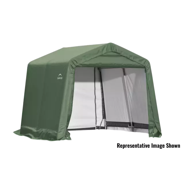 Garage pignon ShelterCoat 10 x 12 pi, vert standard