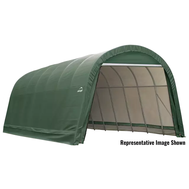Garage rond ShelterCoat 15 x 24 pi, vert