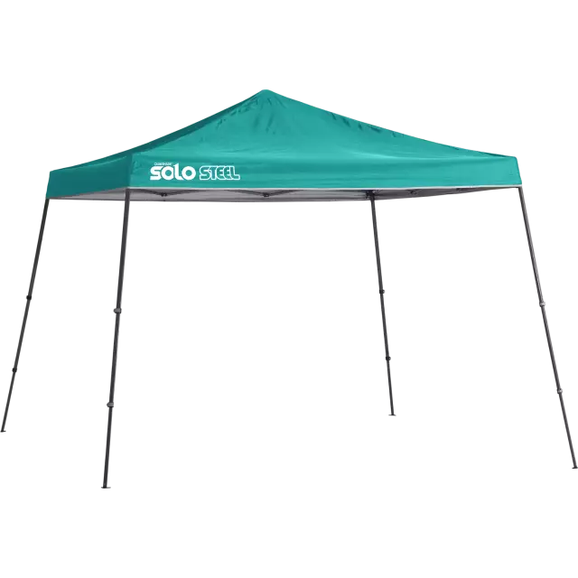 Solo Steel 90 11 x 11英尺 斜腿遮阳篷 - 绿松石色