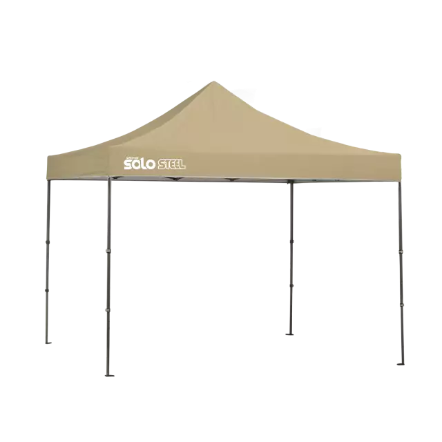 Solo Steel 100 10 x 10 pi abri à pattes droites - kaki