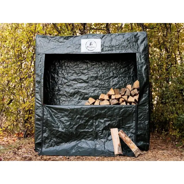 Gazebo Penguin Log Shelter, Green