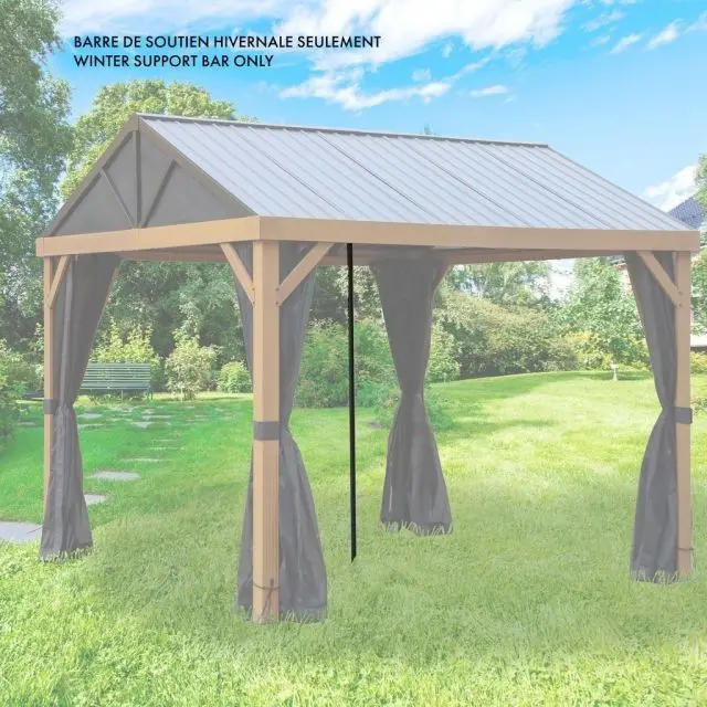 Gazebo Penguin Winter Support Bar for Gazebos, Flat Top