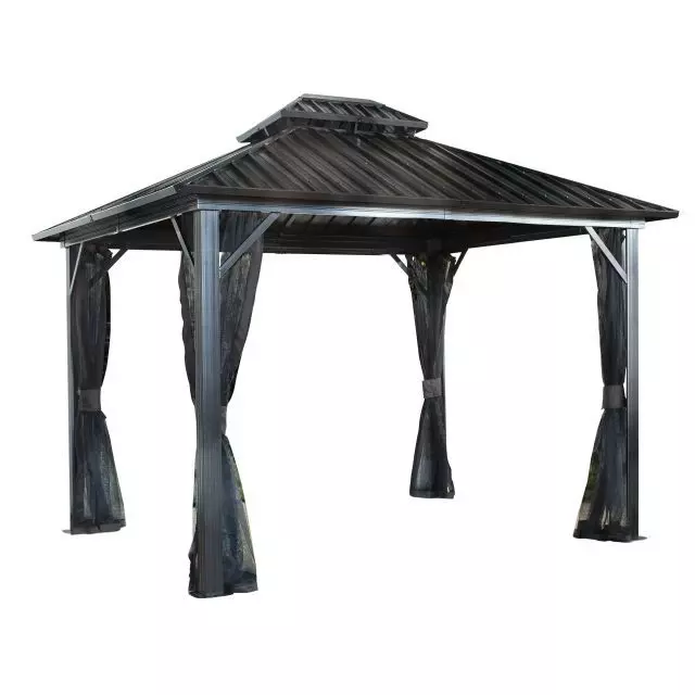 Sojag Genova II, 12 ft. x 12 ft. Gazebo — isolated product on white background