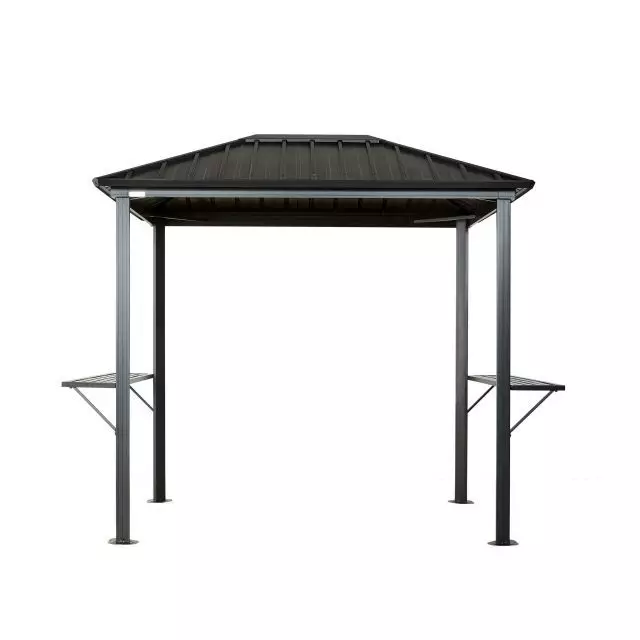 Sojag Dakota, 6 ft. x 8 ft. BBQ Gazebo - Dark Brown — isolated product on white background