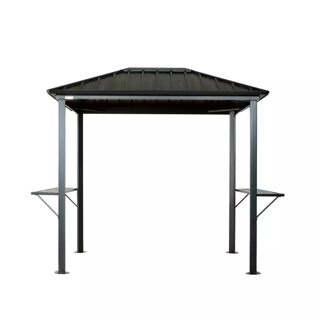Sojag Dakota, 6 ft. x 8 ft. BBQ Gazebo - Black