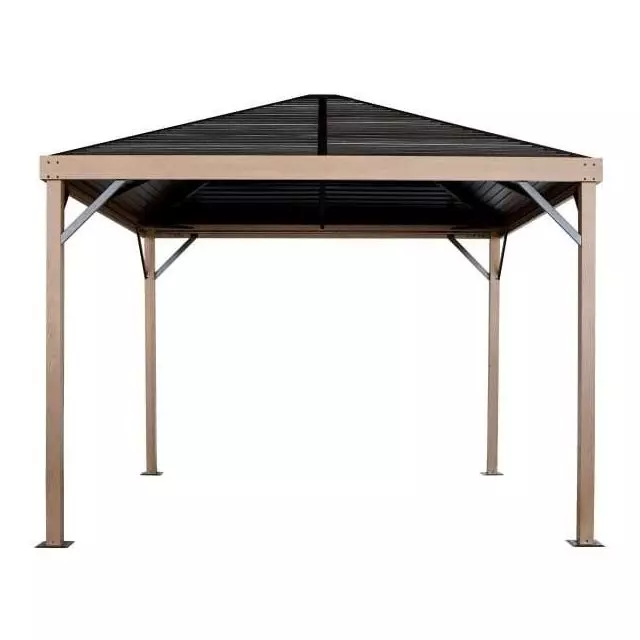 Sojag Sanibel 10 ft. x 10 ft. Gazebo Wood Grain — main product image