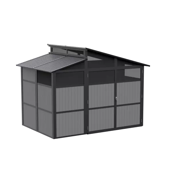 Sojag Rainier 8 x 11 pi Remise de rangement à cadre en aluminium
