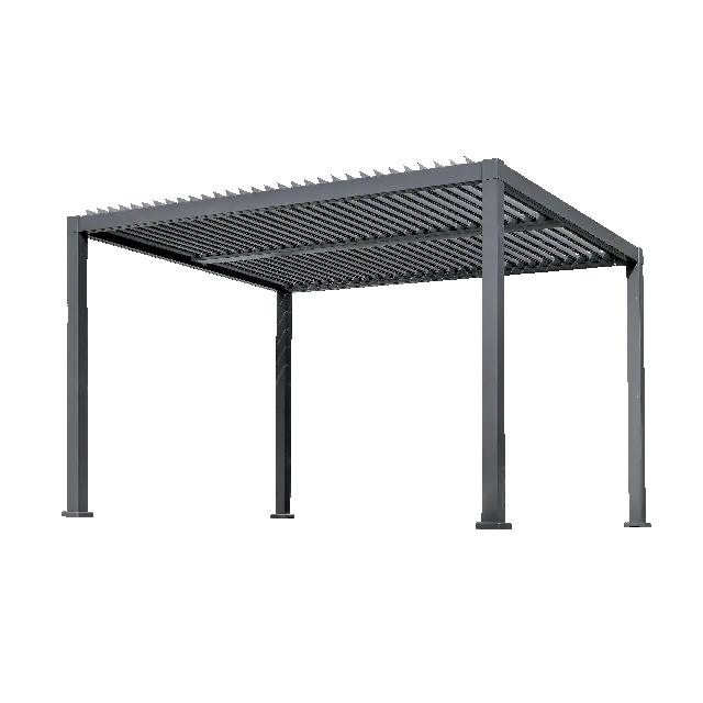 Sojag Hilo Grey Louvered 10 x 12 ft Pergola