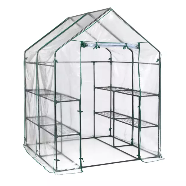 Miracle-Gro Mini Greenhouse 4' 8" x 4' 8" x 6' 5"