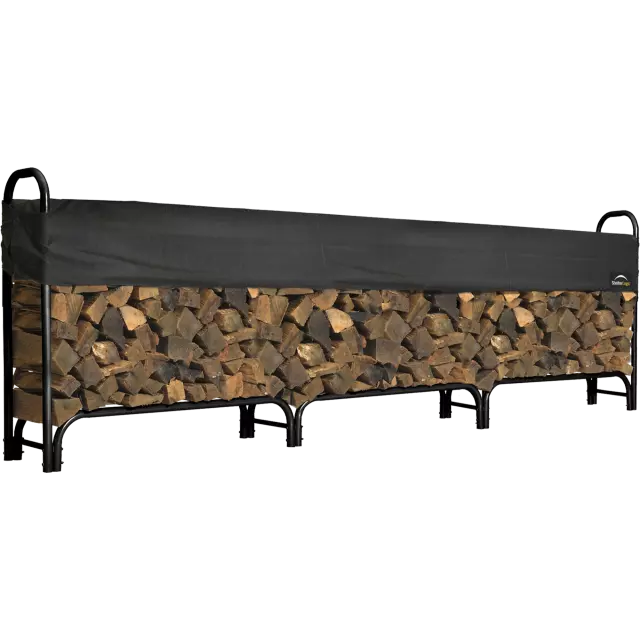 Rangement résistant à bois avec protection, 12 pi