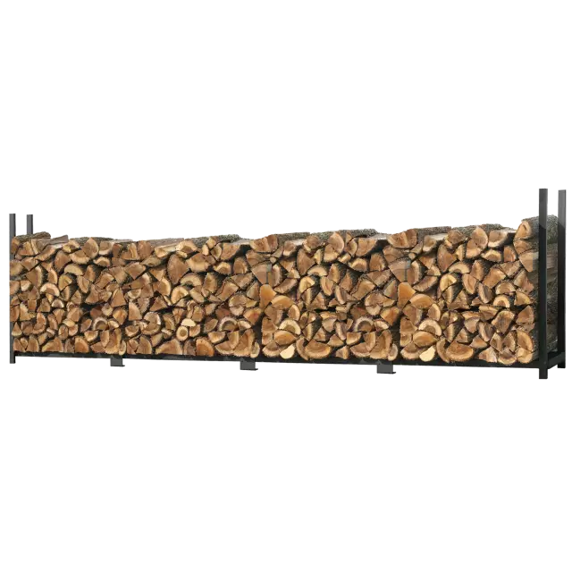 Rangement à bois ultra résistant, 16 pi