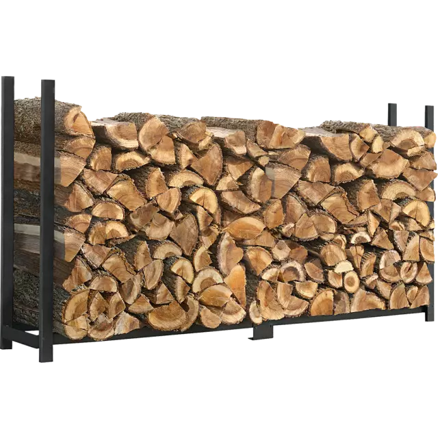 Ultra Duty Firewood Rack 8 ft — isolated product on white background