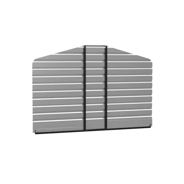 Kit de mur arrière 12 x 7 pi pour abri d'auto Arrow en acier, coquille d'œuf