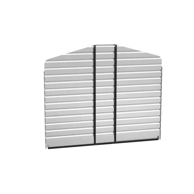 Kit de mur arrière 12 x 9 pi pour abri d'auto Arrow en acier, coquille d'œuf