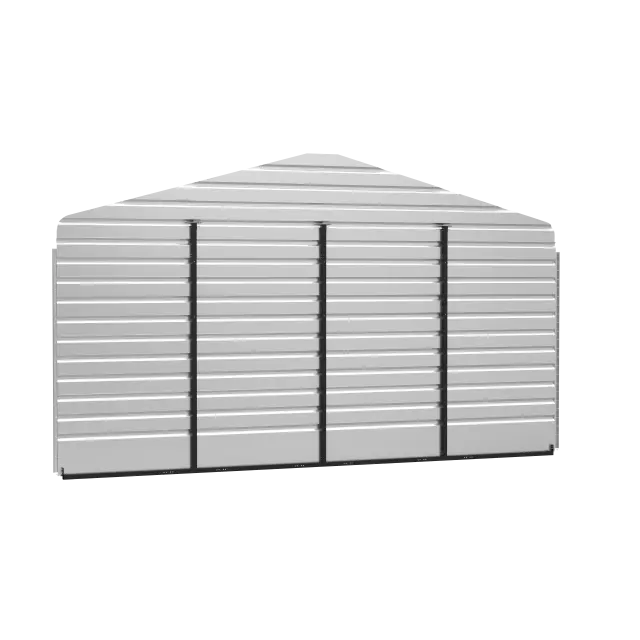 Kit de mur arrière 20 x 9 pi pour abri d'auto Arrow en acier, charbon