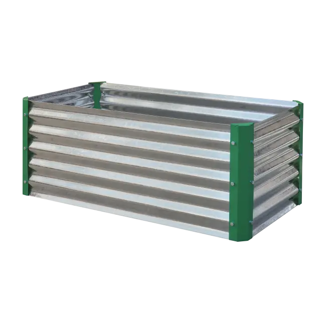 Jardin surélevé Miracle-Gro® 2 x 4 x 2 pi en acier galvanisé vert