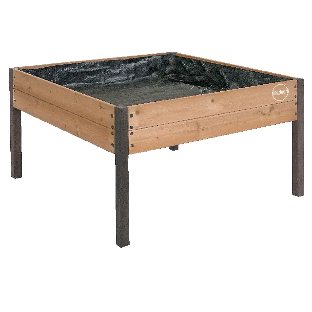 Miracle-Gro® Wood 4 x 4 ft. Raised Garden Planter