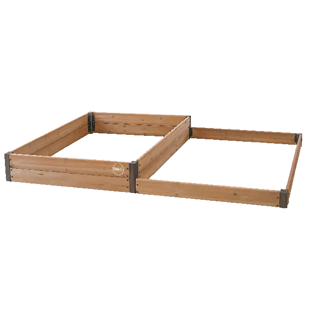 Miracle-Gro® Wood 4 x 8 ft. 2-tier Raised Garden Bed