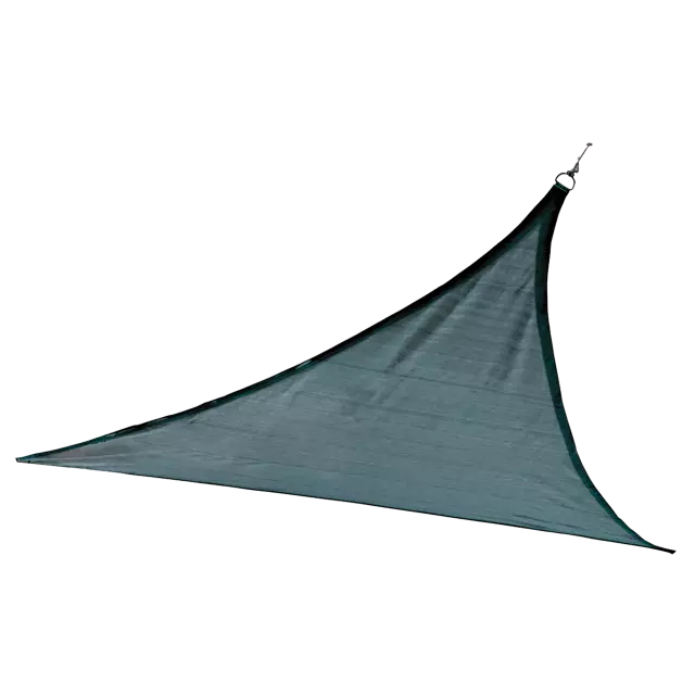 ShelterLogic Shade Sail Triangle - Heavyweight (Attachment point/pole not included) 12 x 12 ft. Sea Blue