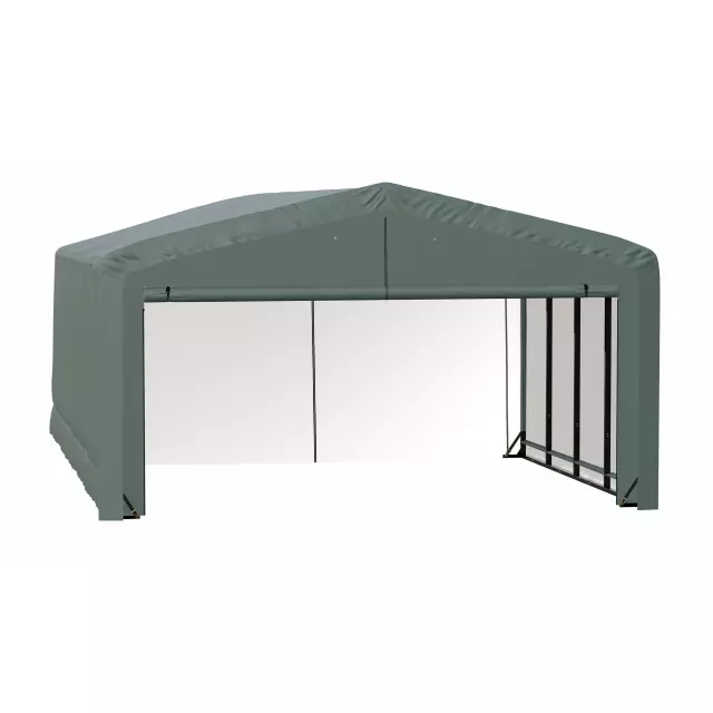 Garage résistant au vent et à la neige ShelterTube, 20 x 32 x 12, vert
