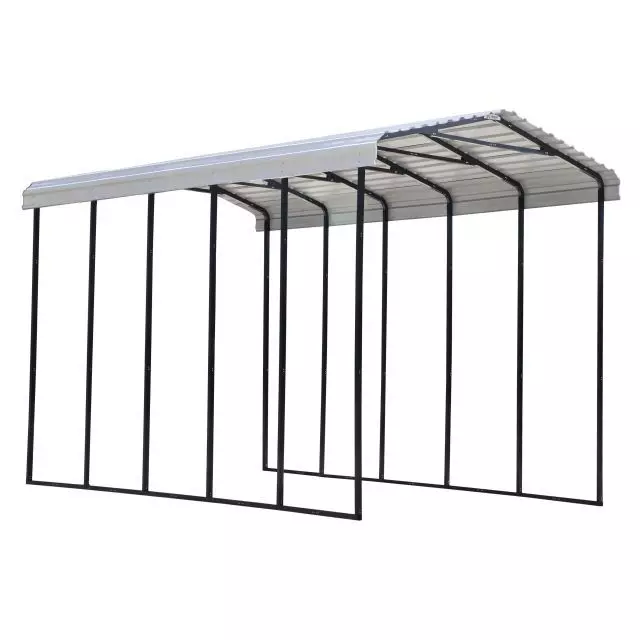 Abri d’auto Arrow, 14x24x14 pi, coquille d’œuf
