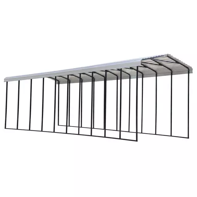 Abri d’auto Arrow, 14x47x14 pi, coquille d’œuf