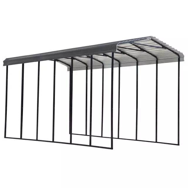 Abri d’auto Arrow, 14x29x14, charbon