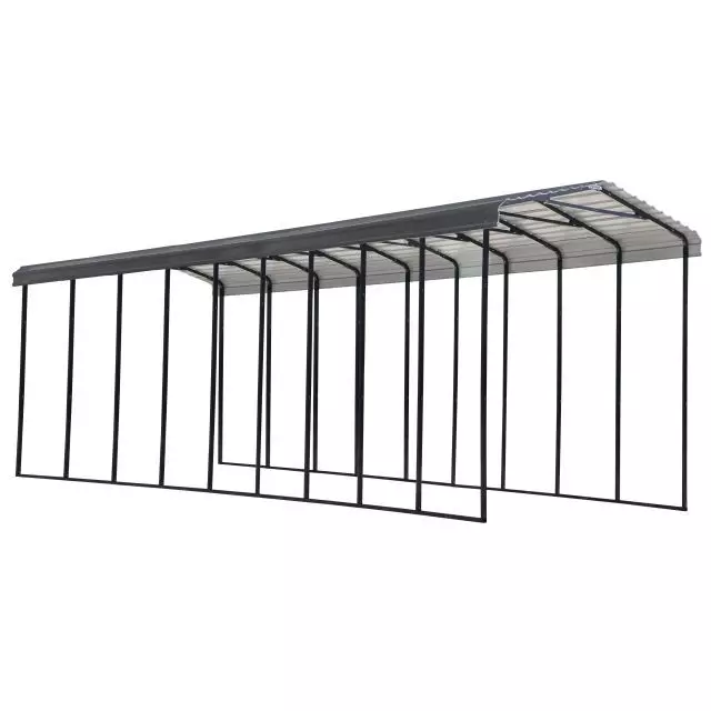 Abri d’auto Arrow, 14x42x14, charbon