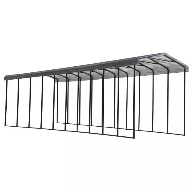Abri d’auto Arrow, 14x47x14, charbon