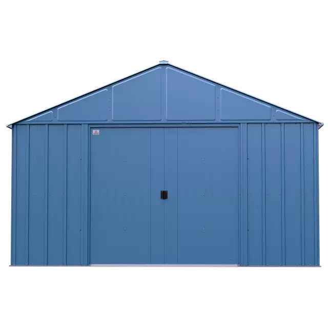 Abri de jardin en métal Arrow Classic, 12 x 14, bleu gris