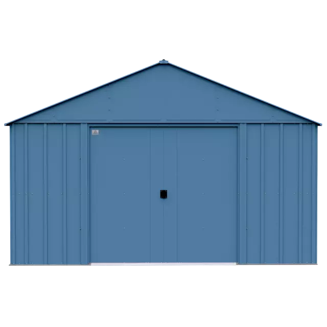 Abri de jardin en métal Arrow Classic, 12 x 17, bleu gris