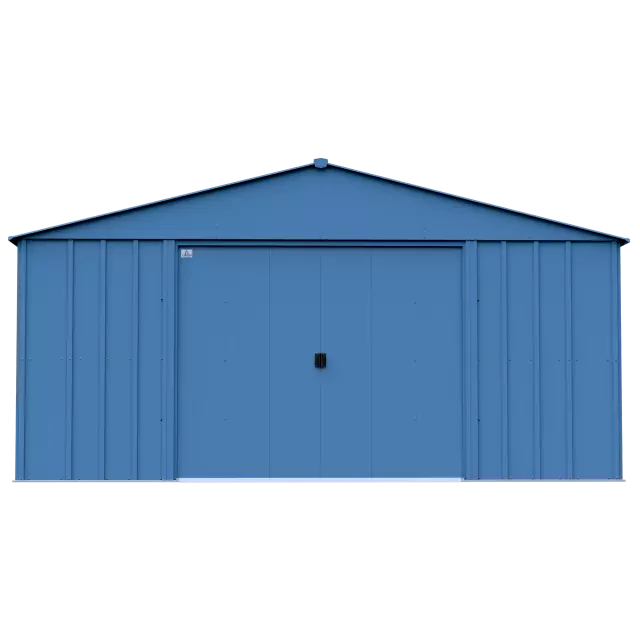 Abri de jardin en métal Arrow Classic, 14 x 12, bleu gris