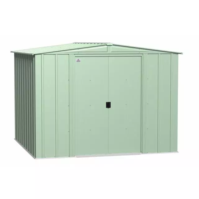 Arrow Classic Steel Storage Shed, 8x8, Sage Green