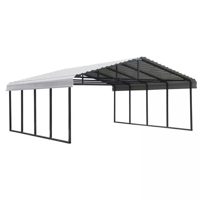 Abri d'auto Arrow, 20 x 20 x 7 pi, coquille d'œuf