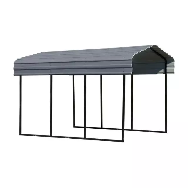 Abri d'auto Arrow, 10 x 15 x 9 pi charbon