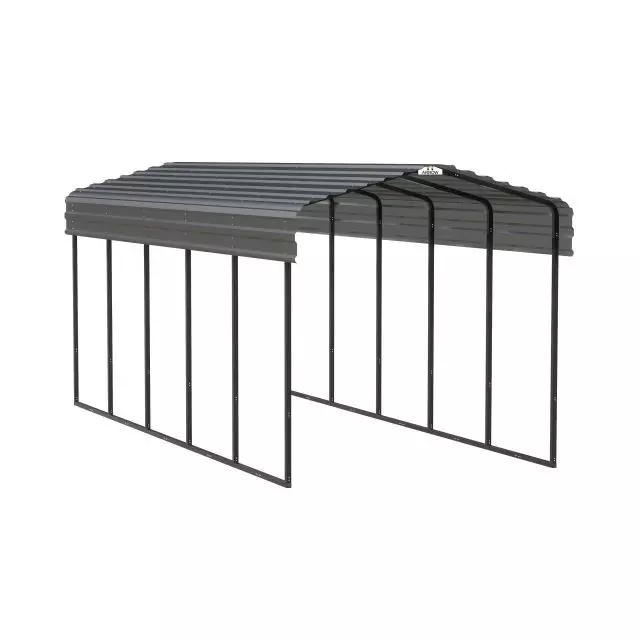 Abri d'auto Arrow, 10 x 24 x 9 pi charbon