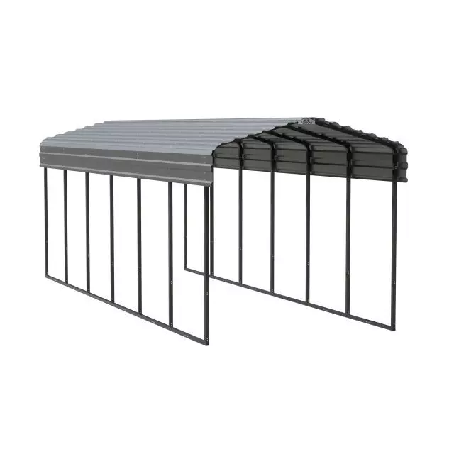 Abri d'auto Arrow, 10 x 29 x 9 pi charbon