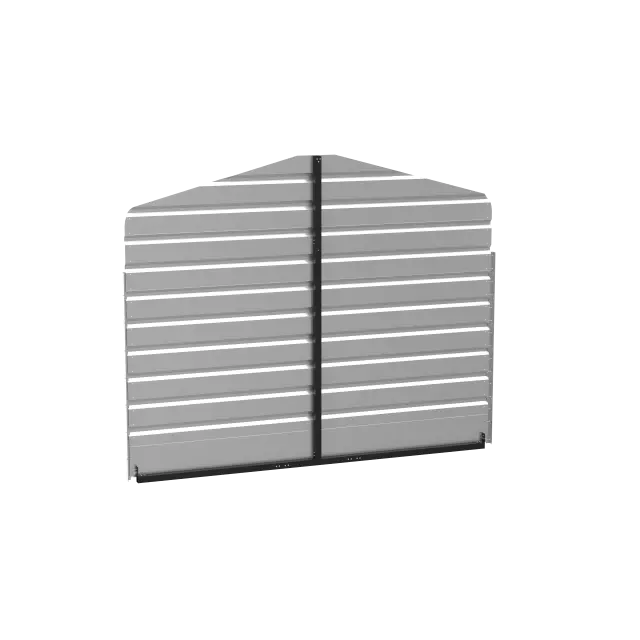 Kit de mur arrière 10 x 7 pi pour abri d'auto Arrow en acier, coquille d'œuf
