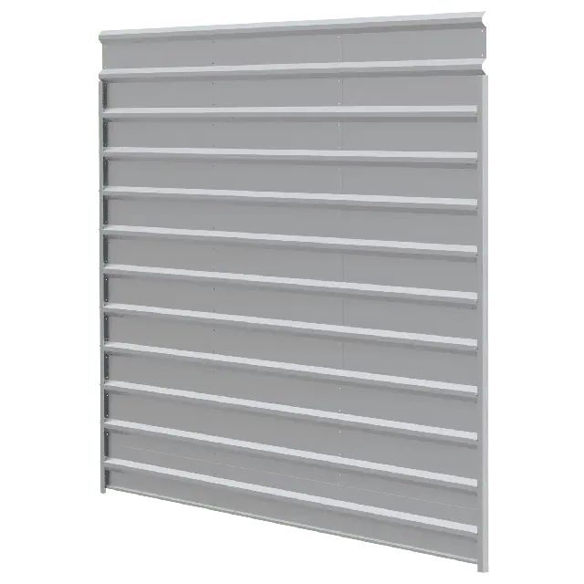 Arrow 1-Sided Enclosure Kit for Steel Carports, 15 × 9 ft, Eggshell