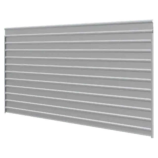 Arrow 1-Sided Enclosure Kit for Steel Carports, 29 × 9 ft, Eggshell