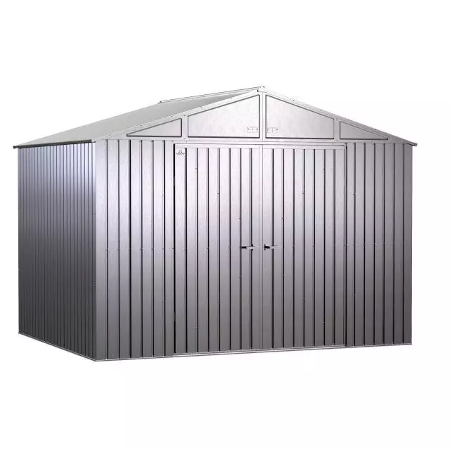 Abri de rangement Arrow Elite en acier, 10 x 8, Galvalume