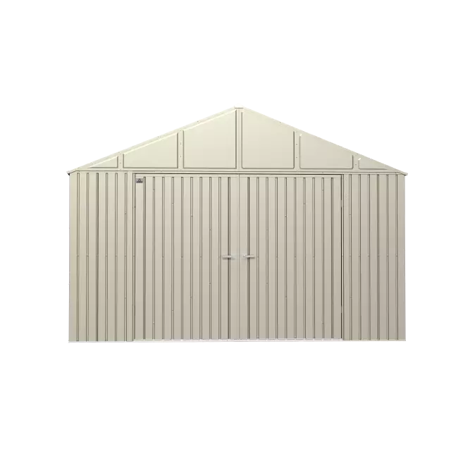 Abri de rangement Arrow Elite en acier, 12 x 14, gris froid