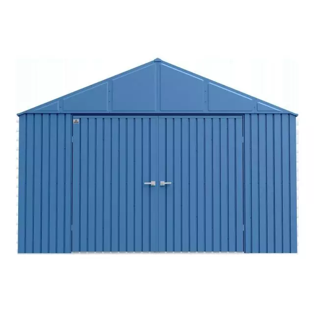 Arrow Elite remise de rangement en acier, 12x16, gris-bleu