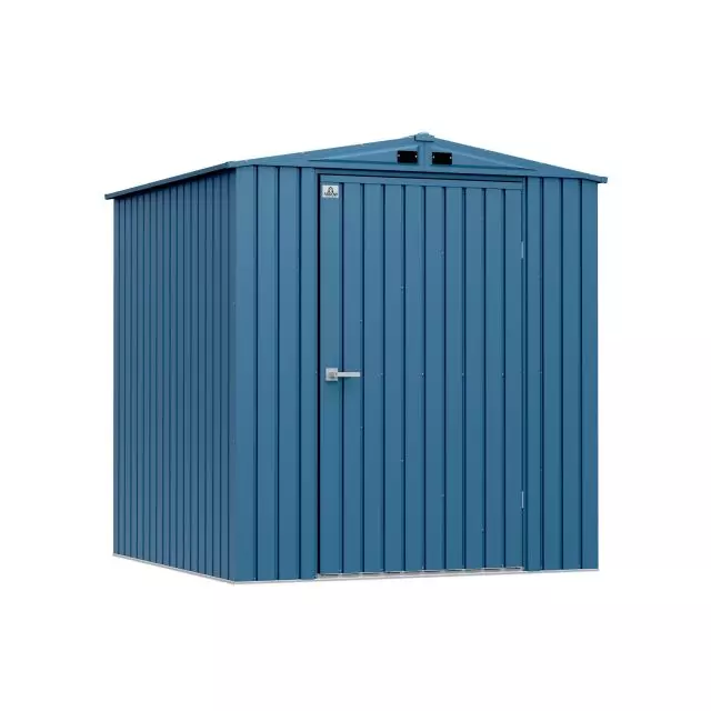Abri de rangement en acier Arrow Elite, 6 x 6 pi gris bleu