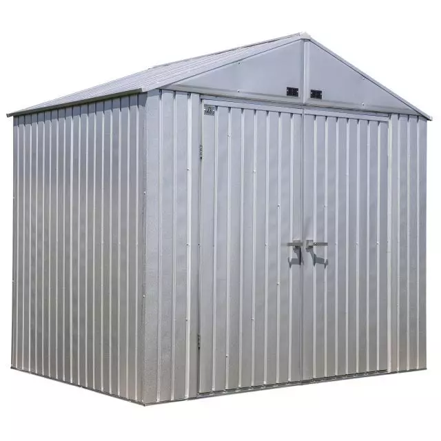 Abri de rangement Arrow Elite en acier, 8 x 6, Galvalume