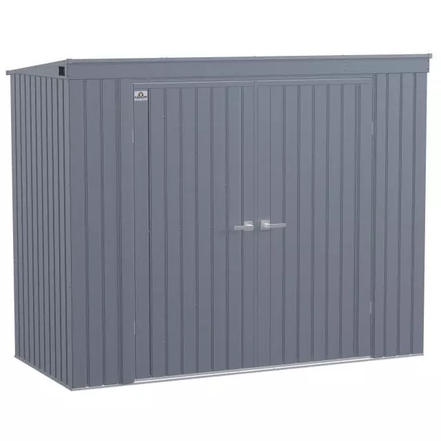 Abri de rangement Arrow Elite en acier, 8 x 4, anthracite