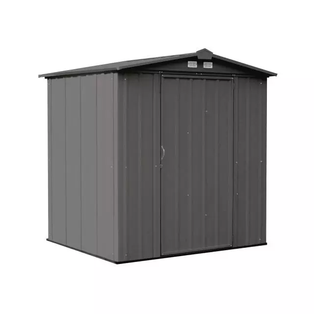 Remise EZEE Shed en acier galvanisé 6 x 5 pi, pignon bas, charbon