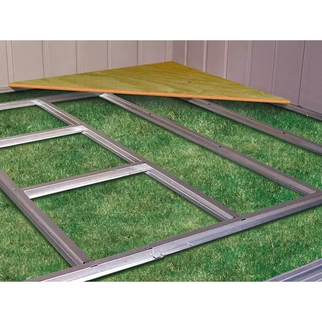 Kit de cadre de sol pour les abris Arrow Classic de 10 x 4, 10 x 6, 10 x 7, 10 x 8, 10 x 9 et 10 x 10 pieds et les abris Arrow Select de 10 x 4, 10 x 6, 10 x 7 et 10 x 8 pieds