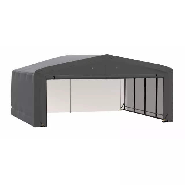 ShelterLogic ShelterTube Wind and Snow-Load Rated Garage, 20x18x10 Gray