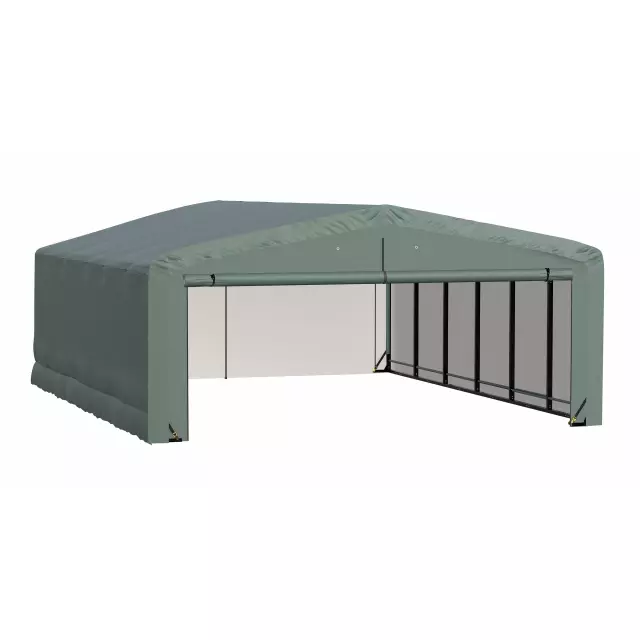 Garage résistant au vent et à la neige ShelterTube, 20 x 27 x 10, vert
